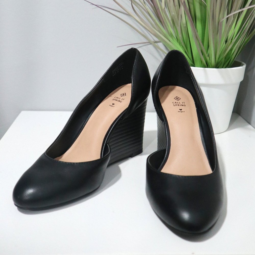 Black Vegan Wedge